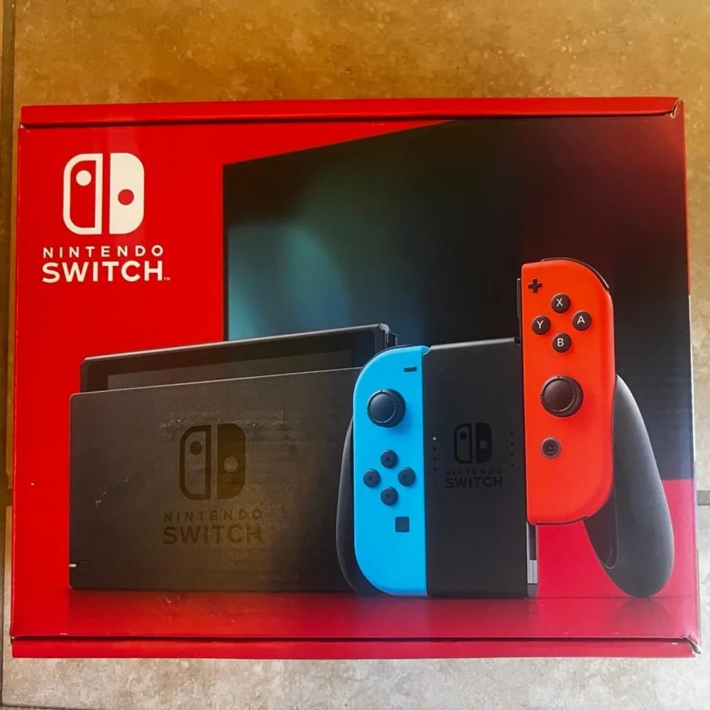 Nintendo Switch Console - Vivid Red and Blue